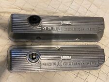 1969 1970 OEM Ford Mustang Mach1 Shelby GT500 428CJ Snake Aluminum Valve Covers picture
