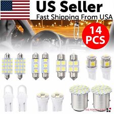 14Pcs T10 36mm LED Interior Car Accessories Kit Map Dome License Plate Lights picture