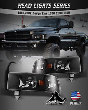 For 94-01 Dodge Ram 1500 2500 3500 Headlights Replacement Assembly Front Lamps picture