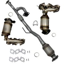 Manifold Catalytic Converter Set w/ Flex Y-Pipe Fits 2002-2006 Toyota Camry 3.0L picture