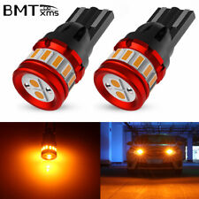 2pcs T10 168 194 2825 Amber LED License Plate Side Marker Light Bulbs Yellow picture