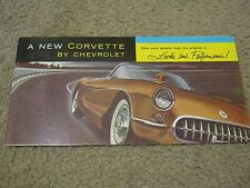 1956 Chevy Corvette C1 Dealer Sales-Showroom Brochure, Roadster picture
