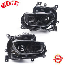 Fit For 2014-2018 Jeep Cherokee Halogen Projector Black Headlights Right+Left picture