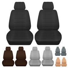 Two Front Seat Covers Fits 2006 - 2011 Volkswagen Beetle Solid Color Seat Covers picture