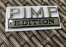 2PCS HOT Metal PIMP Edition Car Truck 3D Letter Emblem Badge Sticker Decal New  picture