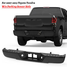 Black Rear Step Bumper Assembly For 2007-2013 Toyota Tundra W/o Park Assist picture