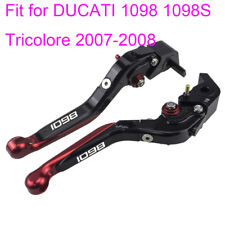 Folding Extendable Brake Clutch Levers for Ducati 1098 1098S Tricolore 2007-2008 picture