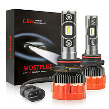 MOSTPLUS 9006 HB4 80W 8000LM LED Headlight w/ TX1860 Chip 6000K Low Beam Bulbs picture
