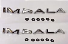2pcs For 1964 64 Impala Quarter Panel Emblems Chrome Letters New picture