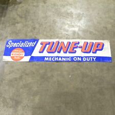 VINTAGE NIEHOFF BANNER TUNE-UP MECHANIC ON DUTY NIEHOFF SIGN 69