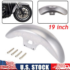 19 inch Unpainted Front Fender Fit For Harley Touring Electra Glide FLHT Baggers picture