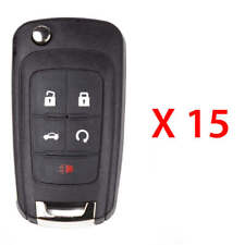 AKS KEYS Replacement for GM 2010-2021 Flip Key Fob 5B FCC# OHT01060512 (15 Pack) picture