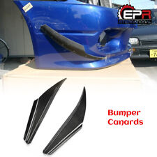 JDM Type Carbon Fiber Front Bumper Canard Exterior Kits 2pcs For Nissan S15 picture