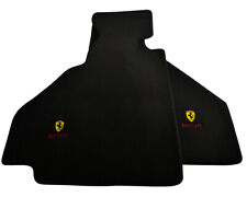 Floor Mats For Ferrari 348 TS 1989-1995 Black Tailored Carpets Ferrari Emblem picture