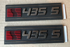 2010 EXTREMELY RARE Saleen 435S Ford Mustang Fender Badges (Set) picture