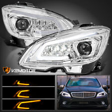 Fits 2008-2011 Mercedes W204 C-Class Full LED Sequential Projector Headlights picture
