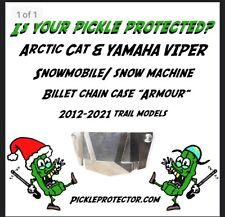 Arctic Cat & Yamaha Snowmobile Billet Chain case guard pickle protector picture