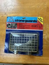 VINTAGE NOS BIG A SMALL RECTANGLE CHROME #9750 STONEGUARDS picture