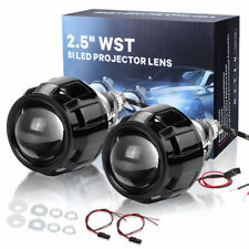 2.5'' Bi LED Headlight Projector Lens Hi/Lo 70W Car Retrofit Universal VS Xenon picture