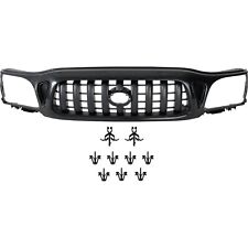 Grille For 2001-2004 Toyota Tacoma Textured Black Plastic picture