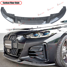For 2021-24 BMW 4 Series G26 Gran Couple M sport Carbon Style Front Bumper Lip picture