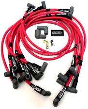 MOROSO ULTRA 40 RED SPARK PLUG WIRES SBC CHEVY 350 383 OVC Over Valve Covers HEI picture