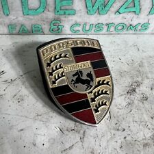 Original Porsche Gold Front Hood Emblem Badge 911 914 930 928 924 944 968 picture
