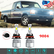 For Ford Ranger 1989-1992 2PC 9004 LED Headlight Bulbs High/Low Dual Beam 6000K picture