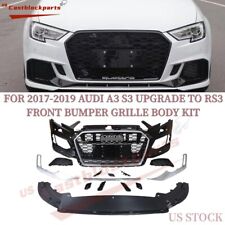 FOR 2017 2018 2019 Audi A3 S3 FACELIFT TO RS3 FRONT BUMPER GRILLE BODY KIT picture