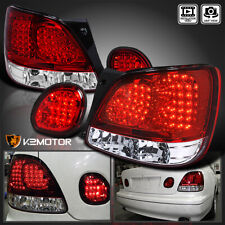 Red/Clear Fits 98-05 Lexus GS300 GS400 GS430 LED Rear Tail+Trunk Lamp Light Pair picture