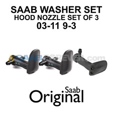 NEW SAAB 9-3 03-11 Washer Nozzle Set 3 Hood Washer Nozzles OEM 12778850 12778849 picture