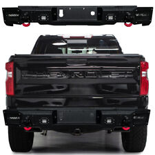 Vijay For 2019-2024 GMC Sierra 1500 Rear Bumper with LED Lights & D-Rings picture
