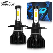 2Pcs LED Headlight 9003/H4 Hi-Lo Bulbs White For Jeep Cherokee 1997-1999 12000LM picture