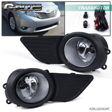 Fit For 11-17 Toyota Sienna Clear Lens Bumper Driving Fog Light W/Switch+Wiring picture