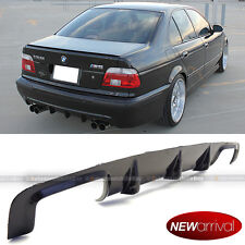 Fits 99-03 E39 5 Series M5 Only Real Carbon Fiber Rear Diffuser Bumper Body Kit picture