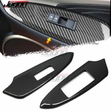 Real Carbon For Lexus RC F USC10 ART 2014-22 RCF Door Window Switch Button Cover picture