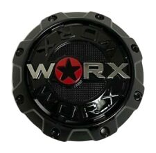 Worx By Ultra 8 Lug Gloss Black Wheel Center Cap 30171765F-A Short Round picture
