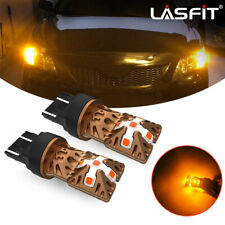 Lasfit 2x 7440 7443 LED Rear Turn Signal Blinker Light Bulb 3000K Amber Yellow picture