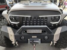 ORACLE VECTOR PRO-SERIES FULL LED GRILL FOR JEEP WRANGLER JK 07-17 FLAT BLACK picture