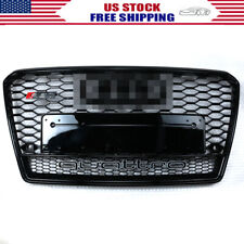 For Audi A7 S7 RS7 Style 2011-2014 Front Honeycomb Mesh Grill Grille W/ Quattro picture
