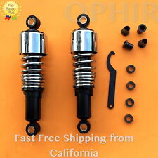 Harley Sportster Stubby Shocks, Forty Eight, Iron 883, Lowering 10.5 inch Silver picture
