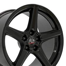18x10/18x9 Rims Fit Mustang Saleen Style Black Wheels SET picture