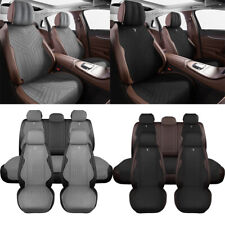 For Tesla Model Y 3 Car Seat Covers Suede Leather Front Rear Full Set Protectors picture