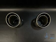 Genuine PORSCHE Weissach Akrapovic Cayman GT4 Trim For Exhaust Pipe tips set picture
