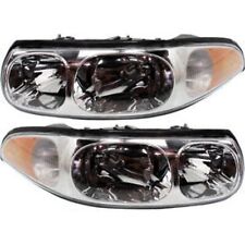 Headlight Assembly Set For 2000-2005 Buick LeSabre Custom Left Right With Bulb picture