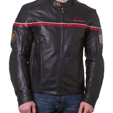 Indian Motorcycle Natural Leather Jackets Motorbike  Men Riding Armored CE picture