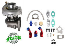 T04E T3/T4 A/R.63 400+HP External wastegate STAGE III Turbocharger+Oil line kit picture