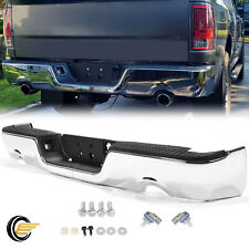 NEW Complete Steel Chrome Rear Step Bumper Assembly for 2009-2022 Dodge RAM 1500 picture