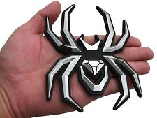 1x Black Chrome Spider Emblem Fit for F-150 RAM Black Widow Edition Univer Truck picture