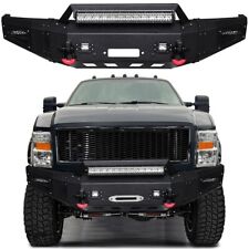 Vijay For 2008-2010 Ford F250/F350 Steel Front Bumper With Winch Plate&LED Light picture